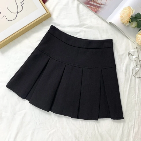 Fashion-A-Line-Women-Pleated-Skirt-High-Waist-Zipper-Grey-Student-Mini-Skirt-JK-Summer-New.jpg_640x640