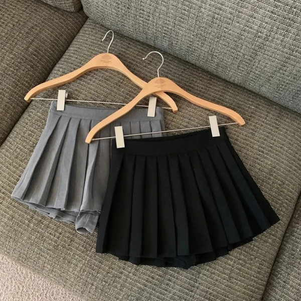 Styledfusion Sexy Women Pleated Skirts Summer Mini Skirts Korean Tennis Student White Designed Dance Skirt High Waist Fashion Skirt
